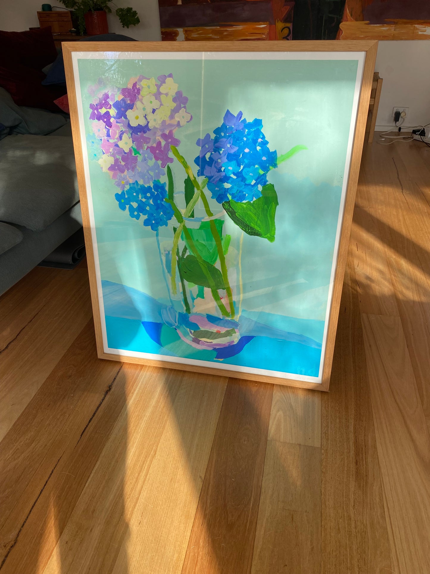 Ocean flowers print